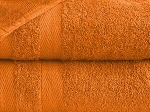 XPOSE® Froté osuška DEVON - oranžová 70x140 cm