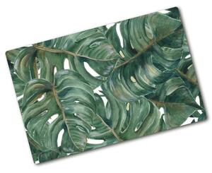 Doska na krájanie tvrdená Monstera pl-ko-80x52-f-101969533