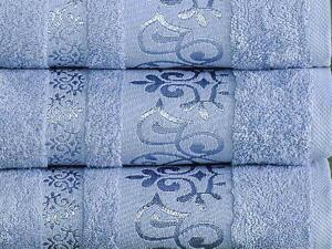 XPOSE® Bambusový uterák CATANIA - nebesky modrý 50x90 cm