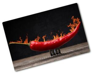 Doska na krájanie tvrdená Chilli pl-ko-80x52-f-105839345