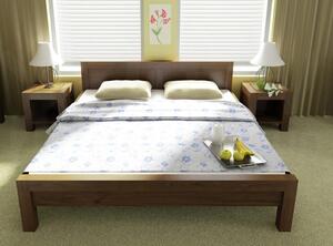 Moderná posteľ L 5 - (100 x 200) farba-orech