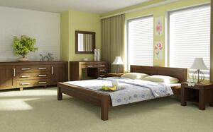 Moderná posteľ L 5 - (90 x 200) farba-orech