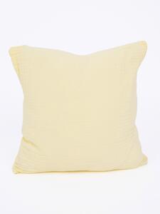 Mušelínová obliečka na vakúš 40 × 40 cm – Alexia pastelovo žltá