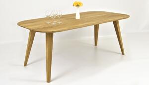 Dubový stôl do jedálne OTAWA (160, 180 al. 200 x 100 cm )
