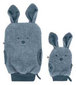 BIBS Kangaroo rukavice na kúpanie z BIO bavlny petrol
