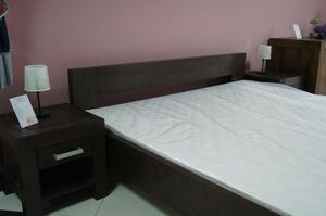 Manželská posteľ L 6 - voliteľná farba 140 x 200