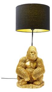 KARE DESIGN Stolná lampa Monkey Gorilla – zlatá