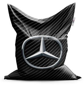 Sablio Sedací vak Classic Logo 4 Carbon - 150x100 cm