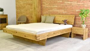 Drevená manželská posteľ (Matúš Smrek 160 x 200 resp. 180 x 200)