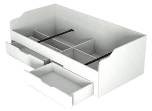 Jednolôžková posteľ 90 cm Yukka (biela). Vlastná spoľahlivá doprava až k Vám domov. 1089009