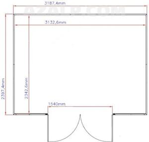 Záhradný domček Duramax WOODSIDE 8 m² + podlahová konštrukcia (model 30214 -10,5x8´)