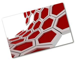 Kuchynská doska zo skla 3D abstrakcia