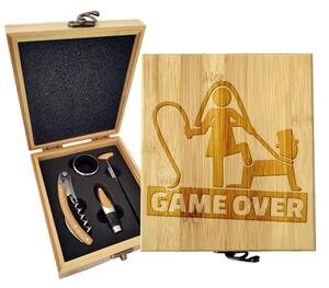 Sablio Darčeková sada na víno Game over: 147×168×49 mm