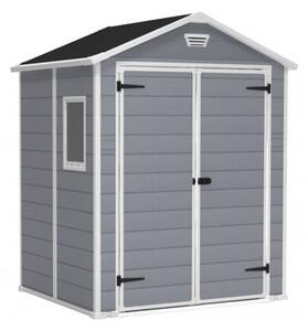 Manor Zahradný domek 6x5 DD, 185 x 226 x 152 cm, šedý KETER 17194151