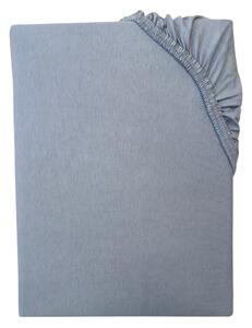 Posteľná plachta jersey sivá TiaHome - 200x220cm