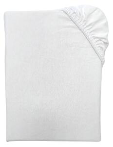 Posteľná plachta jersey biela TiaHome - 140x200cm