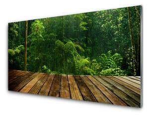 Nástenný panel  Les príroda 125x50 cm
