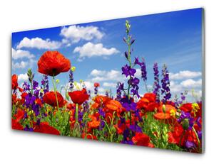 Nástenný panel  Tulipány rastlina 125x50 cm