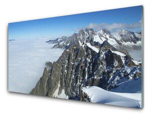Nástenný panel  Hora hmla krajina 125x50 cm
