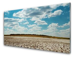 Obraz na skle Púšť krajina 125x50 cm