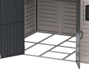 Záhradný domček Duramax WoodBridge Plus II antracit 8 m² + podlahová konštrukcia (model 20225 - 10,5