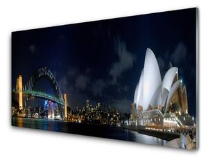 Nástenný panel  Sydney most architektúra 100x50 cm