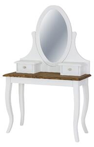 Toaletný stolík so zrkadlom