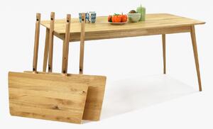 Dubový stôl do jedálne (2 x Nadstavec na predĺženie)