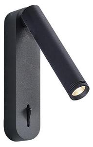 LED nástenné bodové svietidlo ABRIEL LED/6W/230V čierne