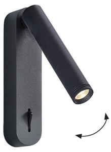 LED nástenné bodové svietidlo ABRIEL LED/6W/230V čierne