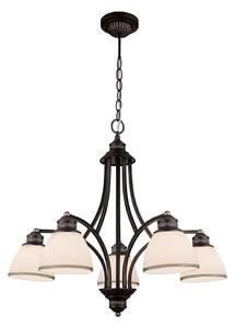 Luster na lanku CLAIR 5xE27/60W/230V pr. 65 cm bronzový