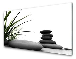 Skleneny obraz Kamene zen tráva 120x60 cm 4 Prívesky