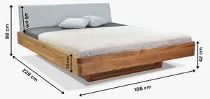 Dubová posteľ masív 180 x 200 Jakub