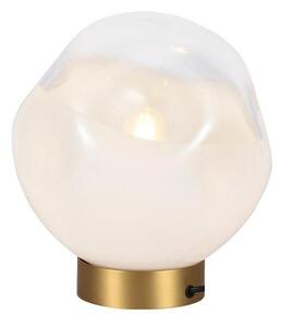 Stolná lampa VANA 1xE27/40W/230V krémová/zlatá