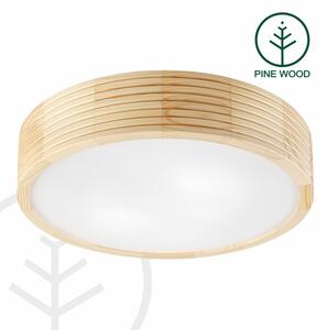 Stropné svietidlo NATURAL MODERN 2xE27/15W/230V priemer 37,5 cm borovica