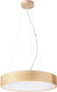 Luster na lane NATURAL MODERN 3xE27/15W/230V priemer 47,5 cm borovica
