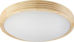 Stropné svietidlo NATURAL MODERN SLIM 2xE27/15W/230V pr. 37,5 cm borovica