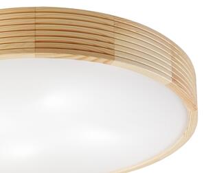 Stropné svietidlo NATURAL MODERN 4xE27/15W/230V pr. 58 cm borovica