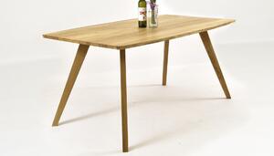 Masívny dubový stôl - oválny GOLEM 140,160,180