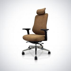 Ergonomická kancelárska stolička hnedá AXIS