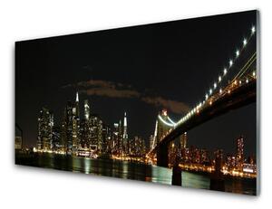 Nástenný panel  Most mesto architektúra 100x50 cm