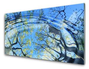 Nástenný panel  Voda stromy umenie 100x50 cm