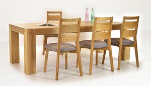 Dubový stôl do jedálne a dubové stoličky