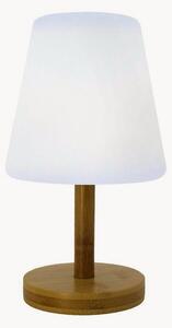 Bambusová prenosná stolová LED lampa Standy Mini