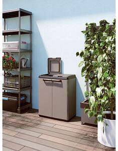 Split Cabinet Basic Recyklačný kôš - sivý KETER 9736