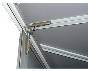 Úložný box na smetné nádoby 1477 l, 154,2 x 96 x 130,5 cm, kovový, antracit DURAMAX 74051
