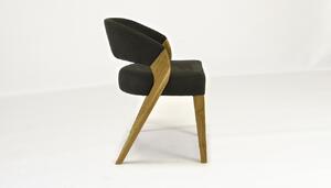 Dizajnová stolička, Almondo hera Dunkelbrown