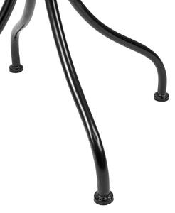 PALAZZO Záhradný stolík 55 cm - sivobiela/čierna
