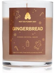 Not So Funny Any Crystal Candle Gingerbread sviečka s kryštálom 220 g