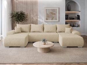 Mirjan24 Rohová sedacia súprava Torelineso U Sztruks, Farba: Ambience 03 5903211513480